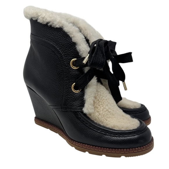 Kate Spade NY Sandy Wedge Shearling Bootie - Picture 2 of 12